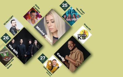 Zézito, Mónica Sintra, Filarmónica de Lobelhe, The Gift e Carlão, nas Festas de Mangualde