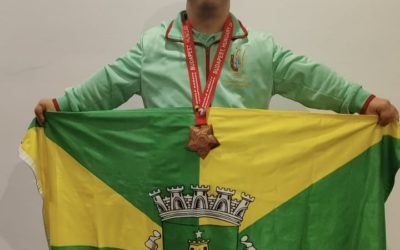 João Azevedo, medalha de bronze no Campeonato do Mundo