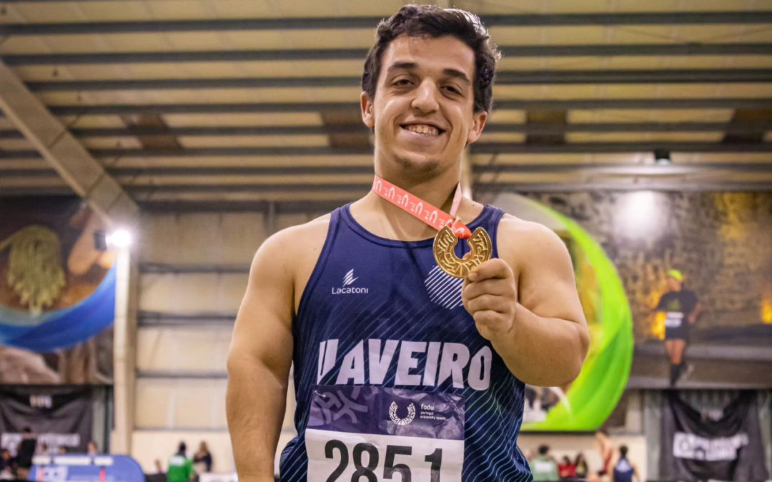 Mangualdense Miguel Monteiro, medalha de ouro no Campeonato Nacional Universitário