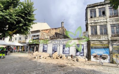 Mangualde [centro]: Prédio devoluto ruiu, sem causar vítimas
