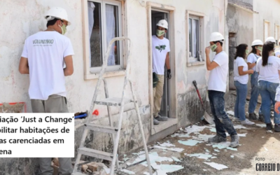 Município e ‘Just a Change’ unem forças para reabilitar habitações de familias carenciadas