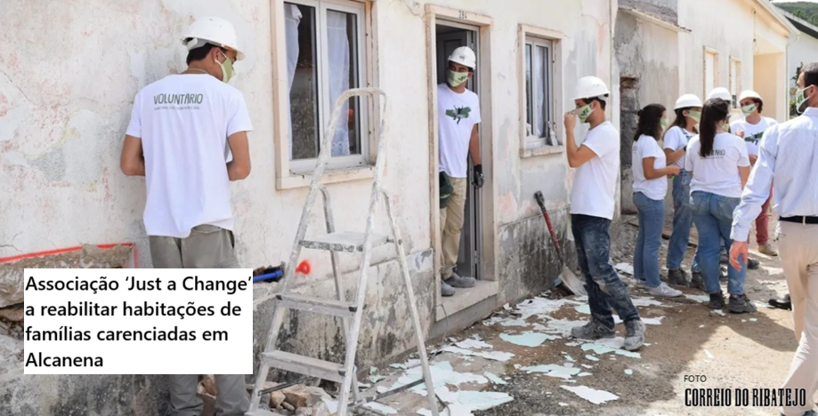 Município e ‘Just a Change’ unem forças para reabilitar habitações de familias carenciadas