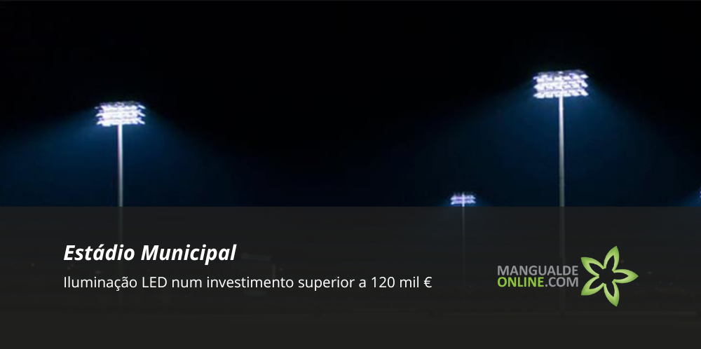 Estádio Municipal com iluminação LED