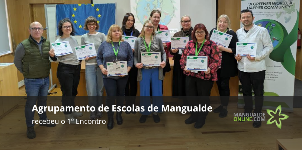 Projeto Erasmus+ “A Greener World, a Happier Community” em Mangualde