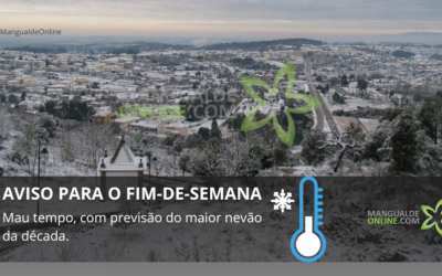 Chuva, vento e neve para os próximos dias