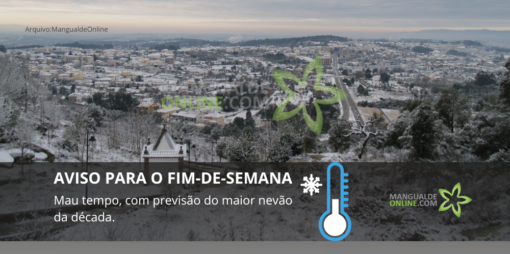 Chuva, vento e neve para os próximos dias