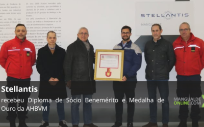 Stellantis distinguida com Diploma de Sócio Benemérito e Medalha de Ouro da AHBVM