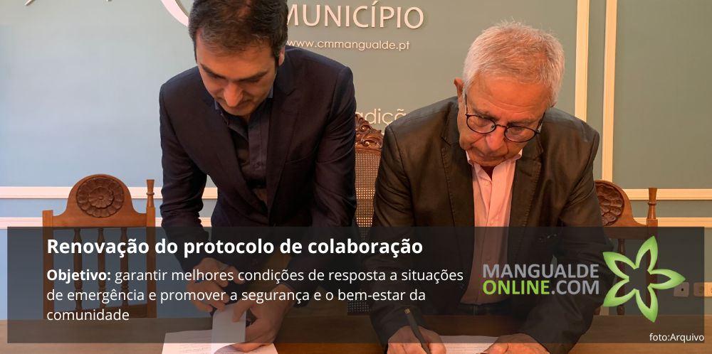 Município de Mangualde renova protocolo com os Bombeiros Voluntários de Mangualde