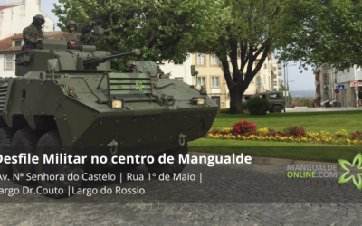 Mangualde volta a receber desfile militar antes da partida para a Roménia