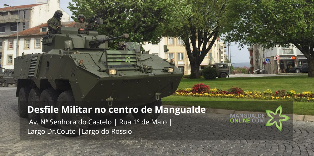 Mangualde volta a receber desfile militar antes da partida para a Roménia