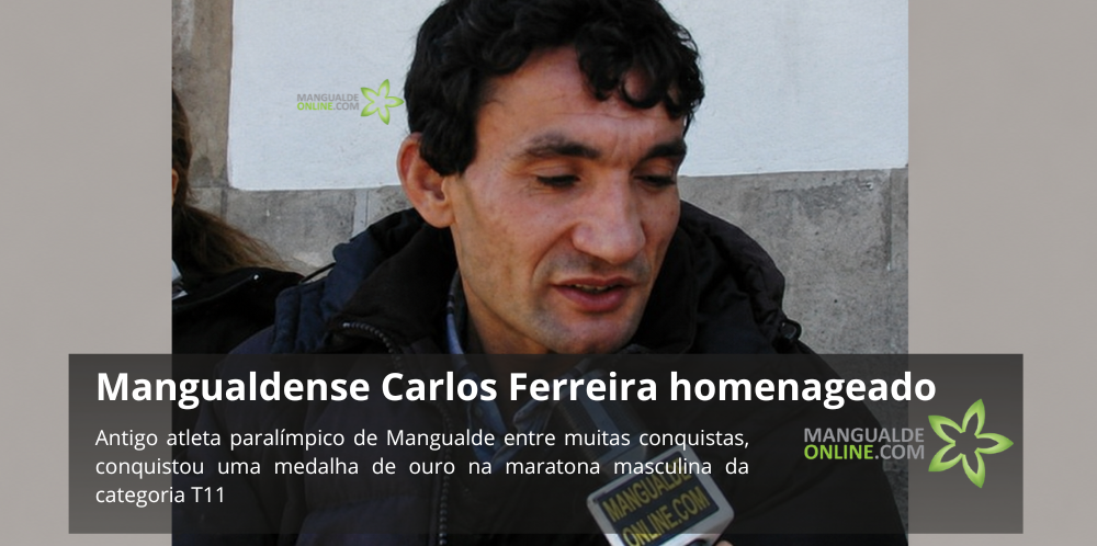 Carlos Ferreira, natural de Mangualde, foi homenageado na gala “Em nome de Portugal: Muito para além do pódio”