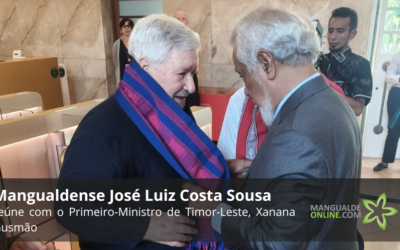 Mangualdense José Luiz Costa Sousa recebido pelo Primeiro-Ministro de Timor-Leste