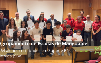 Mais de 260 alunos de Mangualde certificados em Suporte Básico de Vida