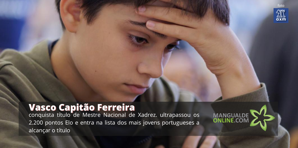 Jovem com apenas 14 anos, conquista título de Mestre Nacional de Xadrez